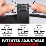 Pilot Automotive Universal Fit Black with Red Trim