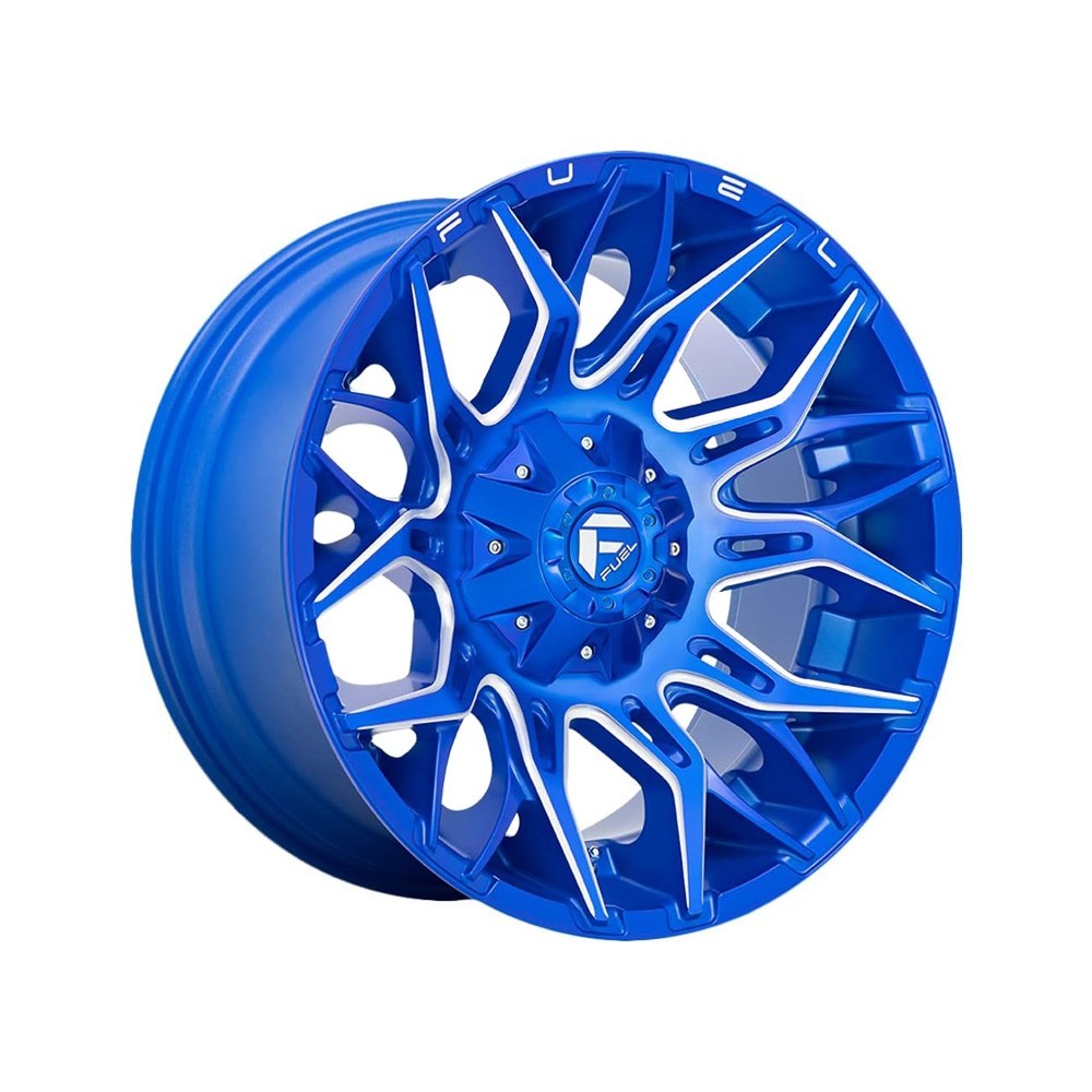 Fuel Twitch - D771 / Candy Red & Milled 6 LUG